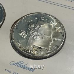 Franklin Mint States Of The Union Series 50-State Sterling Proof Set Complete