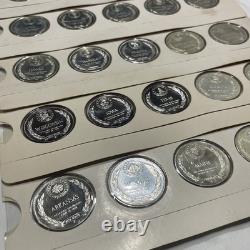 Franklin Mint States Of The Union Series 50-State Sterling Proof Set Complete