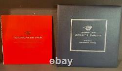 Franklin Mint States Of The Union Series First Edition Sterling Silver Proof Set