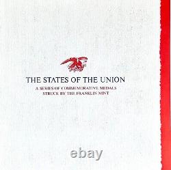 Franklin Mint States Of The Union Series Sterling Silver Proof Complete Set 50pc