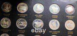 Franklin Mint States Of The Union Series Sterling Silver Proof Complete Set 50pc
