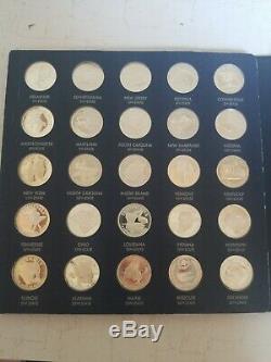 Franklin Mint States Sterling Silver Proof Set 22.5 troy oz coin scrap junk