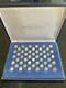 Franklin Mint States Of The Union 50-piece First Edition Sterling Silver