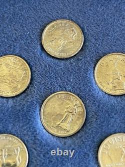 Franklin Mint States of the Union 50-Piece First Edition Sterling Silver