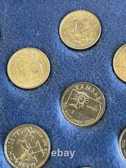 Franklin Mint States of the Union 50-Piece First Edition Sterling Silver