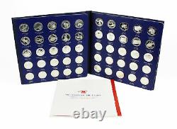 Franklin Mint States of the Union 50 States Sterling Silver Medal Set Original