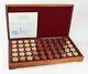 Franklin Mint States Of The Union Governors' Ed. 24k Plated Sterling Medal Set