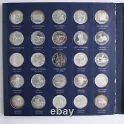 Franklin Mint States of the Union Series Proof Sterling Silver Set 50 Coins