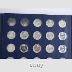 Franklin Mint States of the Union Series Proof Sterling Silver Set 50 Coins