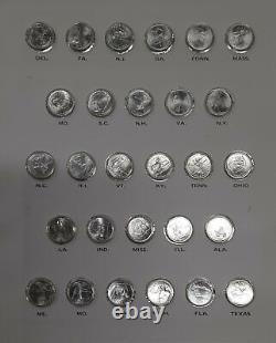 Franklin Mint States of the Union Sterling Silver Mini Coin Set (50 Pcs.)