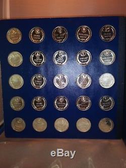 Franklin Mint States of the Union Sterling Silver Proof Set. 1969