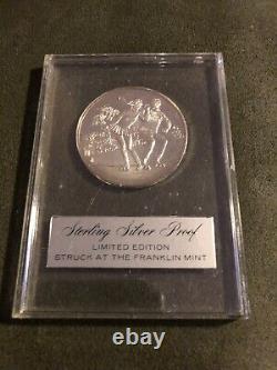Franklin? Mint? Sterling 1960? Medallion Holiday? Couple? Skating Sleigh Ride