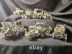 Franklin Mint Sterling Silver 143 Scale Set of Twelve