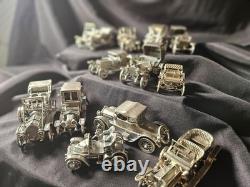 Franklin Mint Sterling Silver 143 Scale Set of Twelve