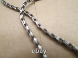 Franklin Mint Sterling Silver 14k Gold Black Onyx Cross Necklace Pendant