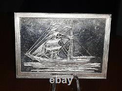 Franklin Mint Sterling Silver 1500 Grains Proof Great Sailing Ships of History