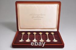 Franklin Mint Sterling Silver & 24K Gold SOVEREIGN QUEENS SPOON COLLECTION