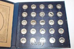 Franklin Mint Sterling Silver 25 Collection of Antique Car Coins Series 2 Proof