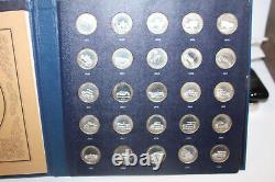 Franklin Mint Sterling Silver 25 Collection of Antique Car Coins Series 2 Proof