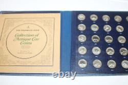 Franklin Mint Sterling Silver 25 Collection of Antique Car Coins Series 2 Proof