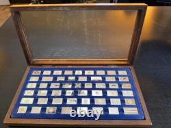 Franklin Mint Sterling Silver 50 States- Complete Set