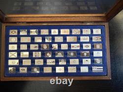 Franklin Mint Sterling Silver 50 States- Complete Set