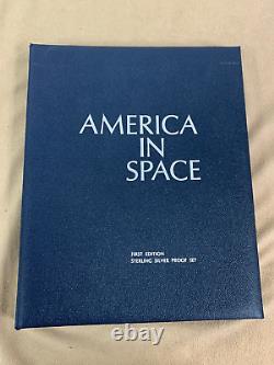 Franklin Mint Sterling Silver America in Space Coins 1st Edition Set of 24 Coins