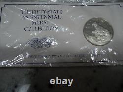 Franklin Mint Sterling Silver Bicentennial Medal Collection (8 Coins) Mint