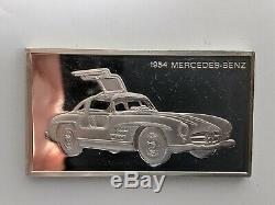Franklin Mint Sterling Silver Car Bar Complete Collection. 208.33 Troy Oz