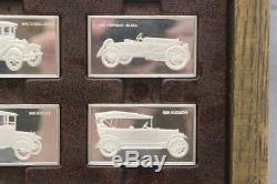 Franklin Mint Sterling Silver Centennial Car Ingot Collection
