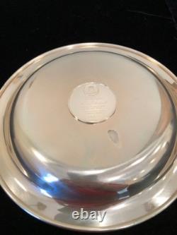 Franklin Mint Sterling Silver Colectors plate, Norman Rockwell the Carollers