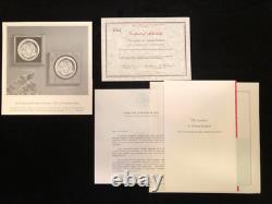 Franklin Mint Sterling Silver Colectors plate, Norman Rockwell the Carollers