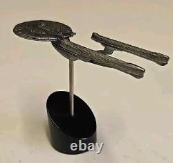 Franklin Mint Sterling Silver Collection Star Trek USS Excelsior RARE