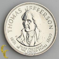 Franklin Mint Sterling Silver Commemorative President Medal Set 1968 with CoA