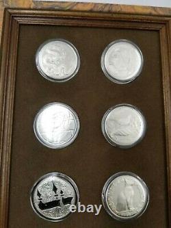 Franklin Mint Sterling Silver Good Luck Medals