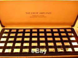 Franklin Mint Sterling Silver Greatest Airplanes -1978