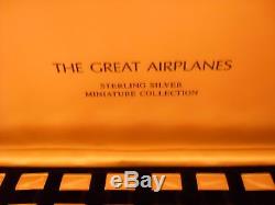 Franklin Mint Sterling Silver Greatest Airplanes -1978