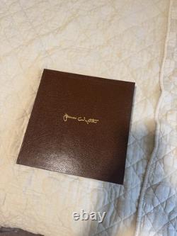 Franklin Mint Sterling Silver James Wyeth Winter Fox Plate 1973 withBox