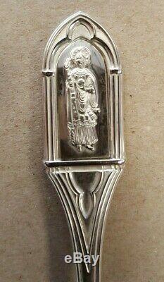 Franklin Mint Sterling Silver Jesus Christ and 12 Apostle Spoons Limited Edition