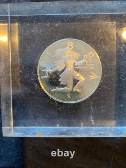 Franklin Mint Sterling Silver Libra Zodiac Sterling Silver In A Paer Weight