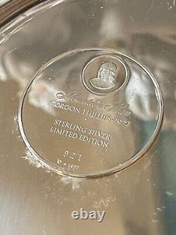 Franklin Mint Sterling Silver Limited Edition Gordon Phillips 1972 Plate 354 G