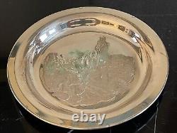 Franklin Mint Sterling Silver Limited Edition Richard Baldwin 1972 Plate 420 G