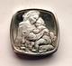 Franklin Mint Sterling Silver Madonna Della Seggiola Raphael 1972 2000 Grains