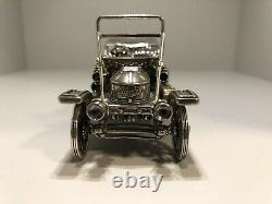 Franklin Mint Sterling Silver Miniature Car 1911 Stanley Steamer 6.8 oz
