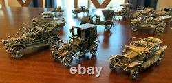 Franklin Mint Sterling Silver Miniature Car Collection