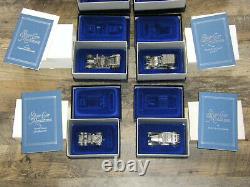 Franklin Mint Sterling Silver Miniature Car Collection Full Set 70 OZ St silver