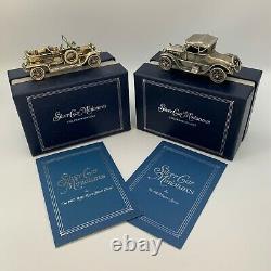 Franklin Mint Sterling Silver Miniature Car Collection Full Set RARE / MINT