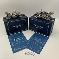 Franklin Mint Sterling Silver Miniature Car Collection Full Set RARE / MINT