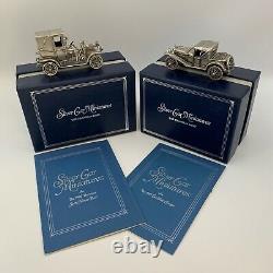 Franklin Mint Sterling Silver Miniature Car Collection Full Set RARE / MINT