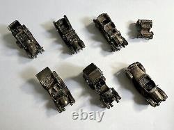 Franklin Mint Sterling Silver Miniature Car Collection Partial Set RARE